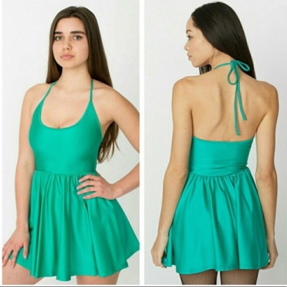 American Apparel Green Dress
